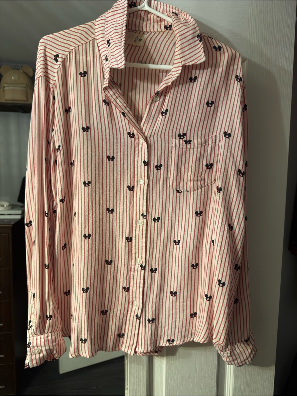Mickey Mouse button up